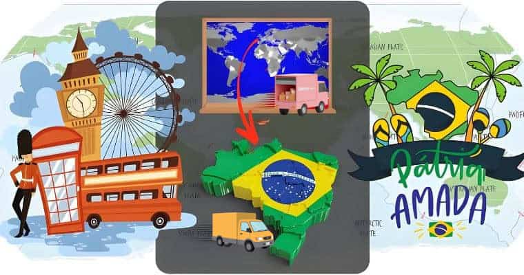 Como funciona o envio internacional da Inglaterra para o Brasil