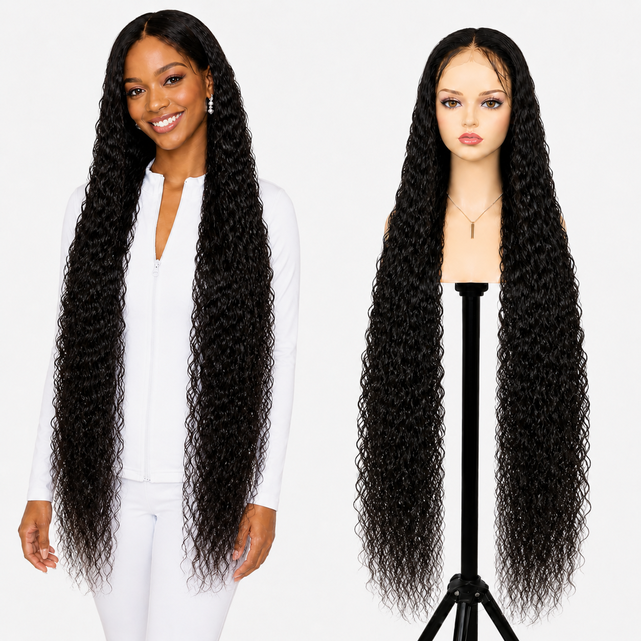 Lace wig HD -  Peruca de cabelo Humano com acabamento de alta definição