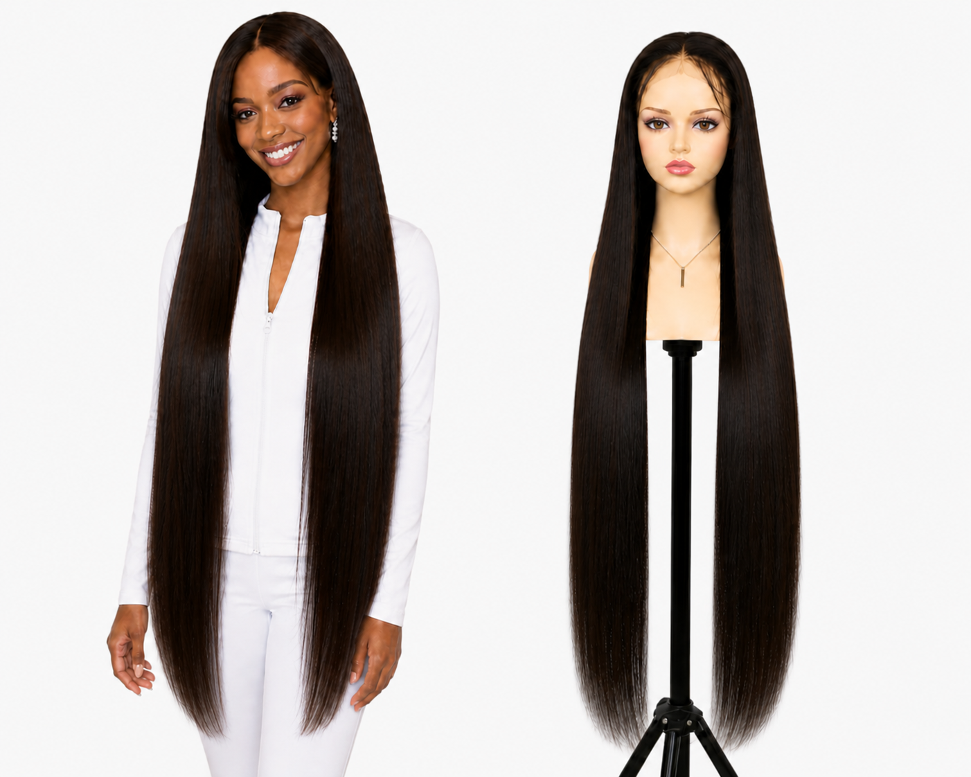 Lace wig HD -  Peruca de cabelo Humano com acabamento de alta definição
