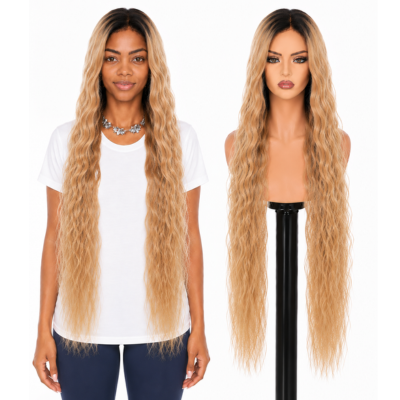 Lace Front -  Peruca com tela frontal de cabelo Humano