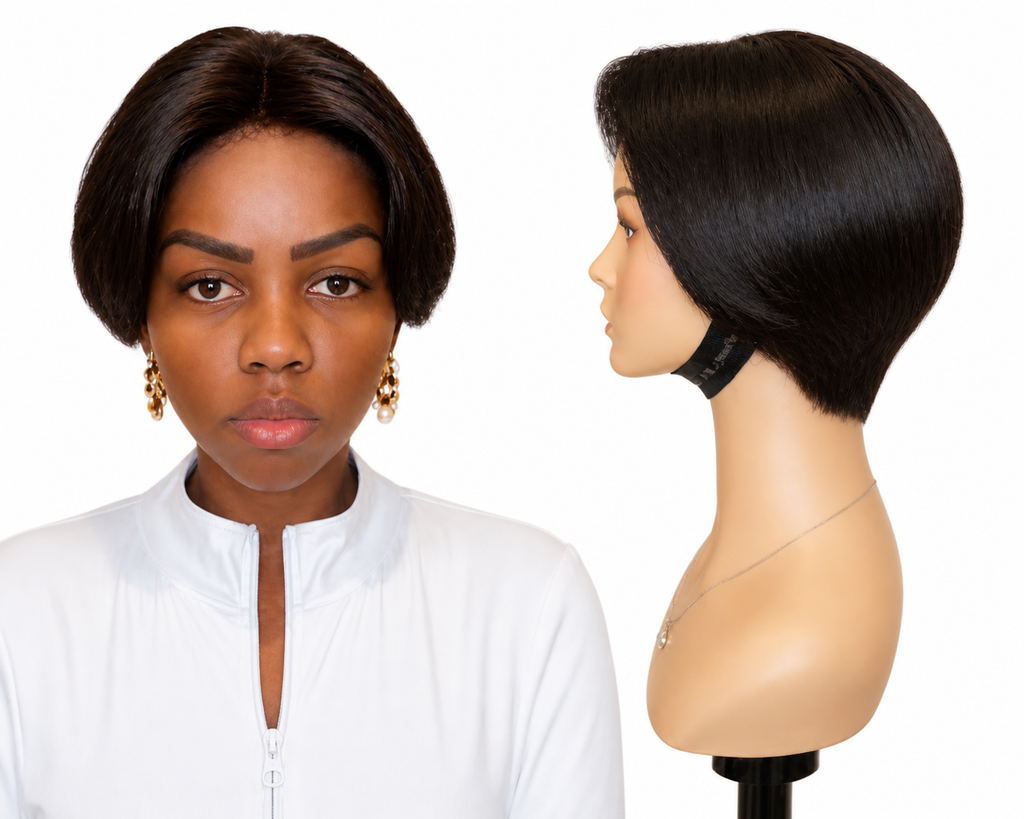 Lace wig HD -  Peruca de cabelo Humano com acabamento de alta definição
