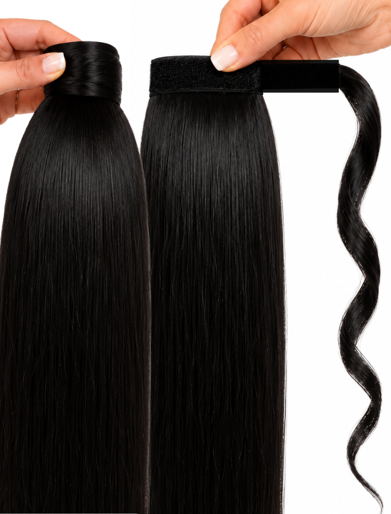 Pony tail - Brown waves