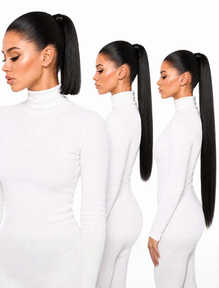 Pony tail - Brown waves