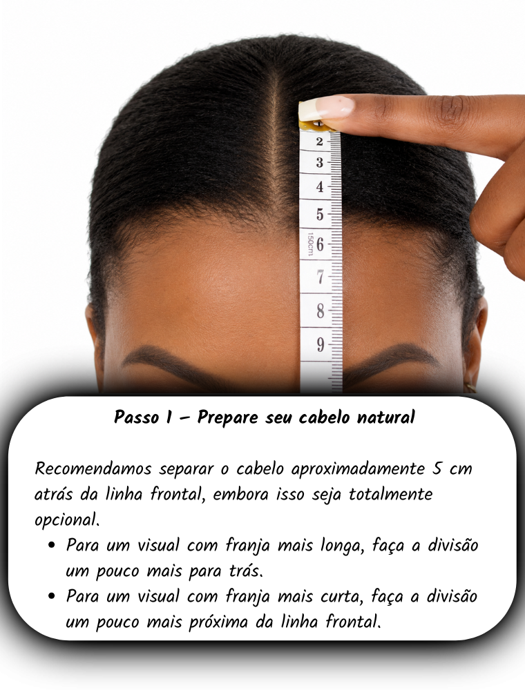 Franja Tic-Tac em Cabelo Humano com Cutículas Alinhadas | Removível, Natural, Francesa, Clip-In, Diversas Cores
