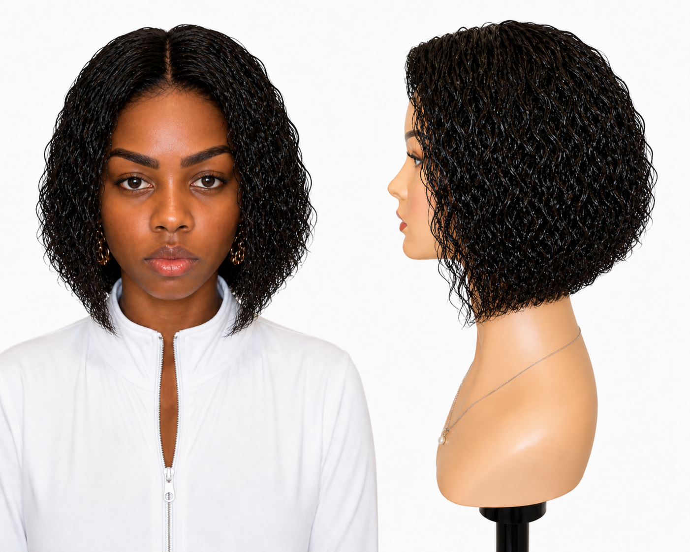 Lace wig HD -  Peruca de cabelo Humano com acabamento de alta definição