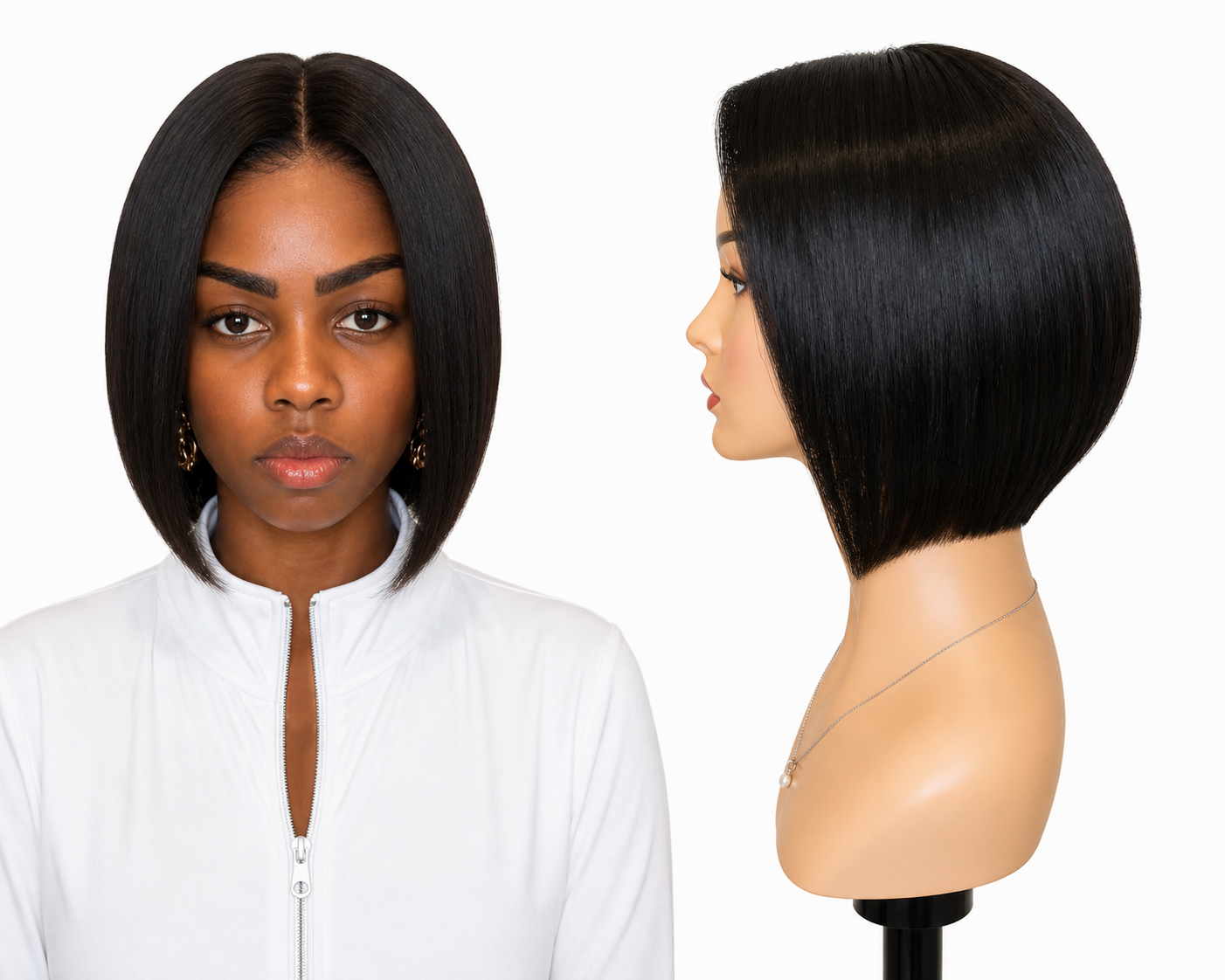 Lace wig HD -  Peruca de cabelo Humano com acabamento de alta definição