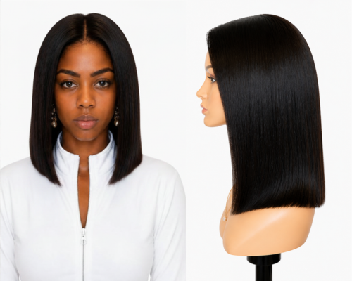 Lace wig HD -  Peruca de cabelo Humano com acabamento de alta definição