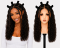 Full lace wig  -  Peruca de cabelo Humano toda em tela fio a fio.