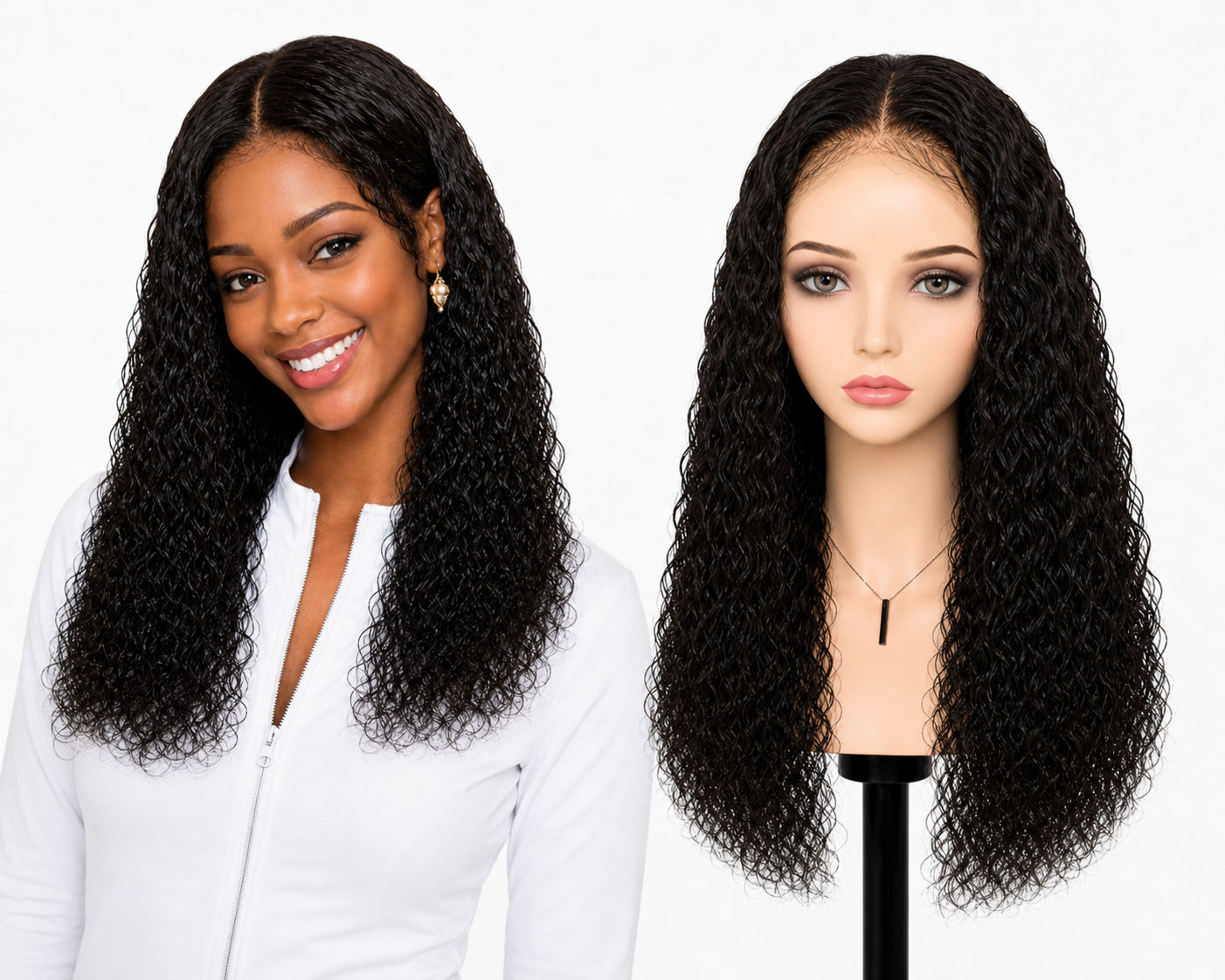 Lace wig HD -  Peruca de cabelo Humano com acabamento de alta definição