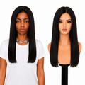 Lace Front -  Peruca com tela frontal de cabelo Humano
