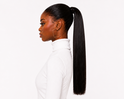 Pony tail - Brown waves