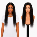 Lace Front -  Peruca com tela frontal de cabelo Humano