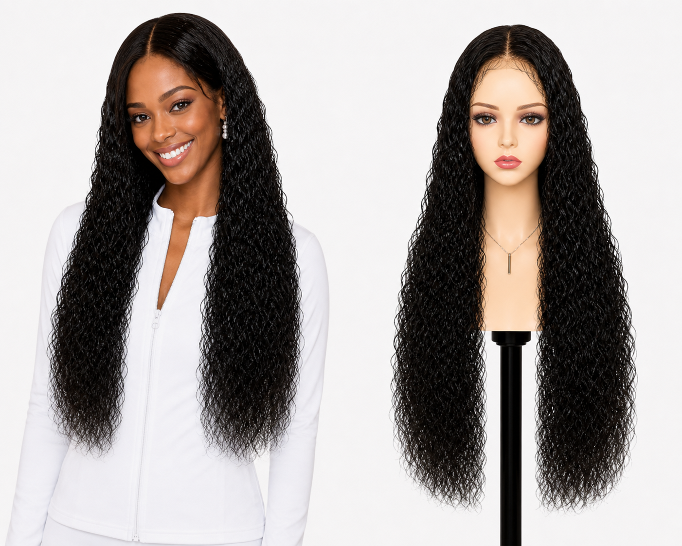 Lace wig HD -  Peruca de cabelo Humano com acabamento de alta definição