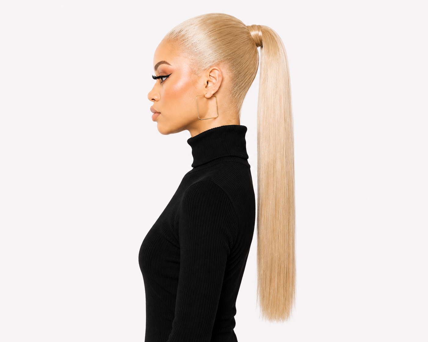 Ponytail - Straight blonde