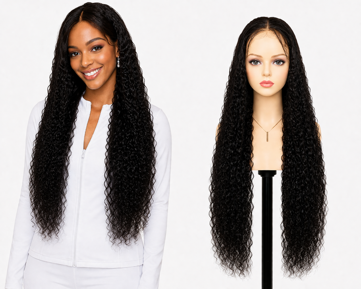 Lace wig HD -  Peruca de cabelo Humano com acabamento de alta definição