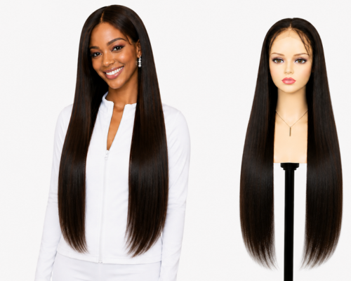 Lace wig HD -  Peruca de cabelo Humano com acabamento de alta definição