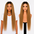 Lace Front -  Peruca com tela frontal de cabelo Humano