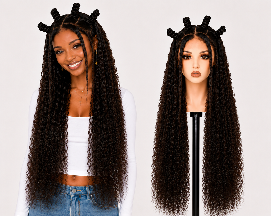 Full lace wig  -  Peruca de cabelo Humano toda em tela fio a fio.