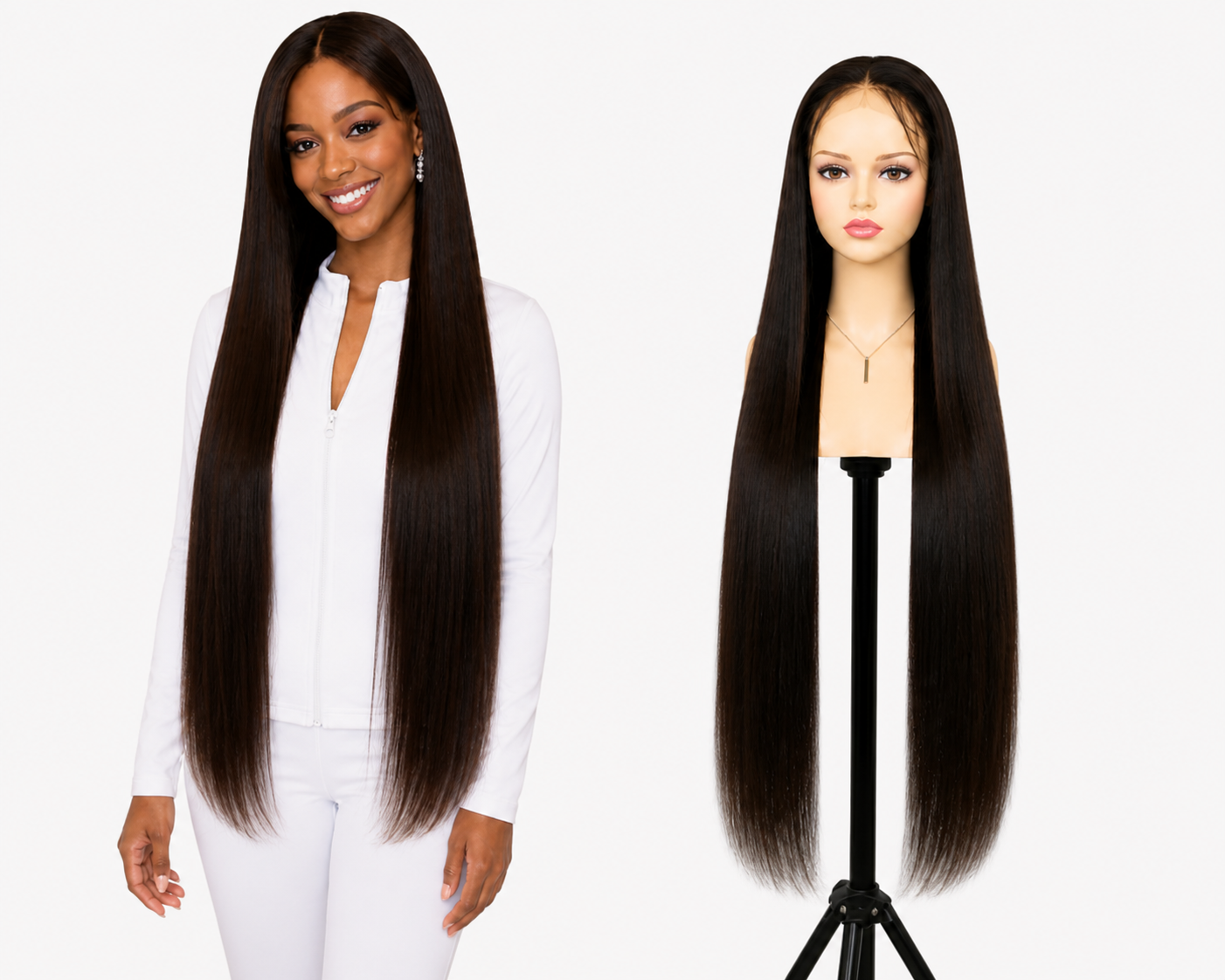 Lace wig HD -  Peruca de cabelo Humano com acabamento de alta definição