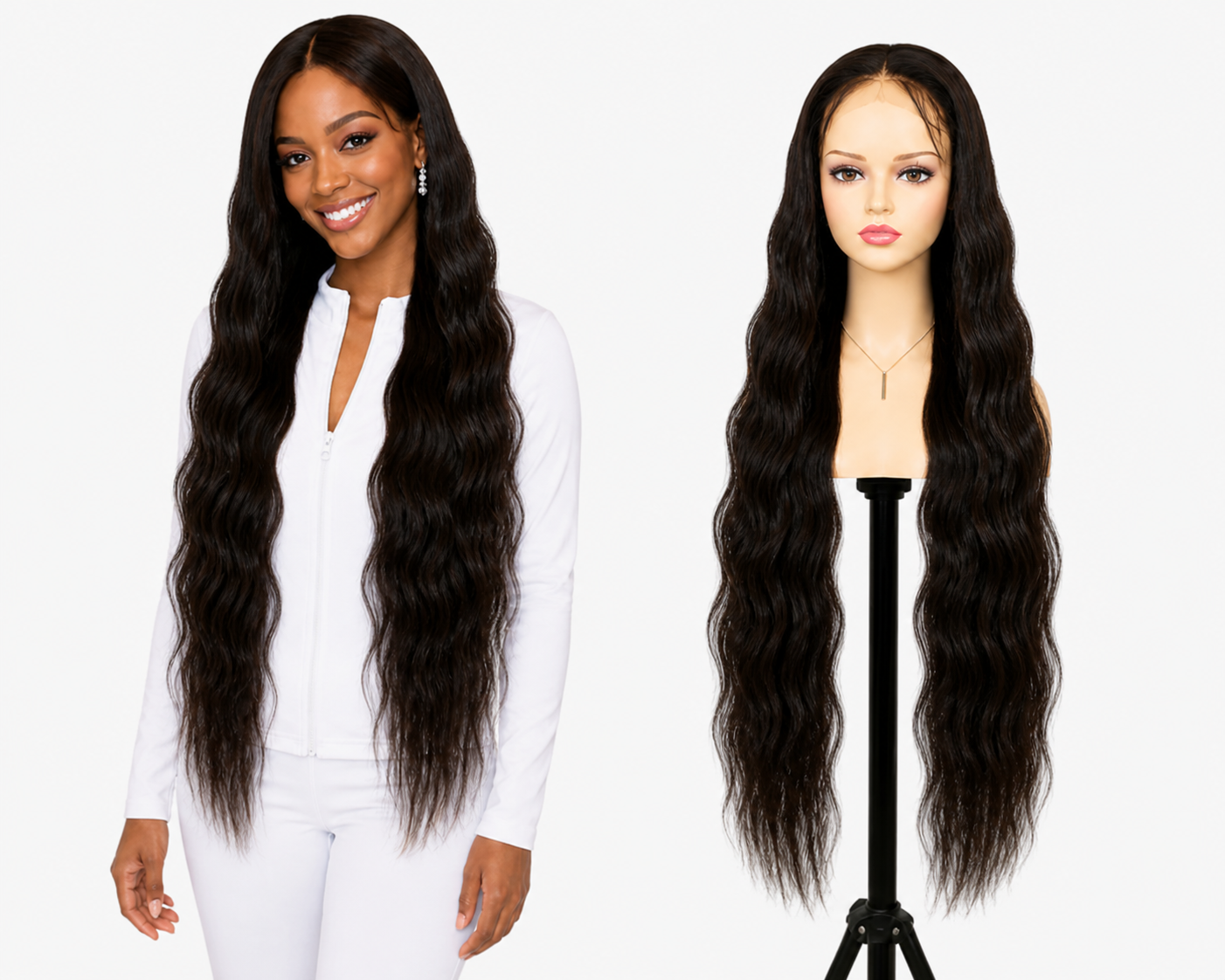 Lace wig HD -  Peruca de cabelo Humano com acabamento de alta definição