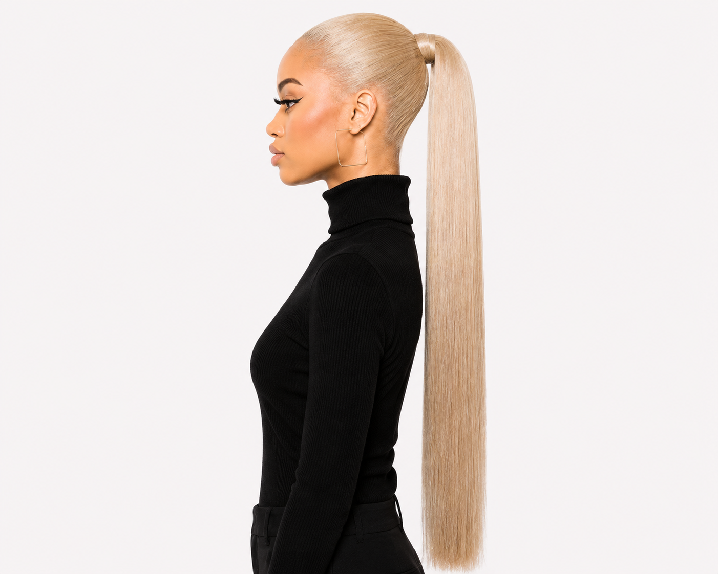 Ponytail - Straight blonde