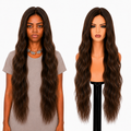 Lace Front -  Peruca com tela frontal de cabelo Humano