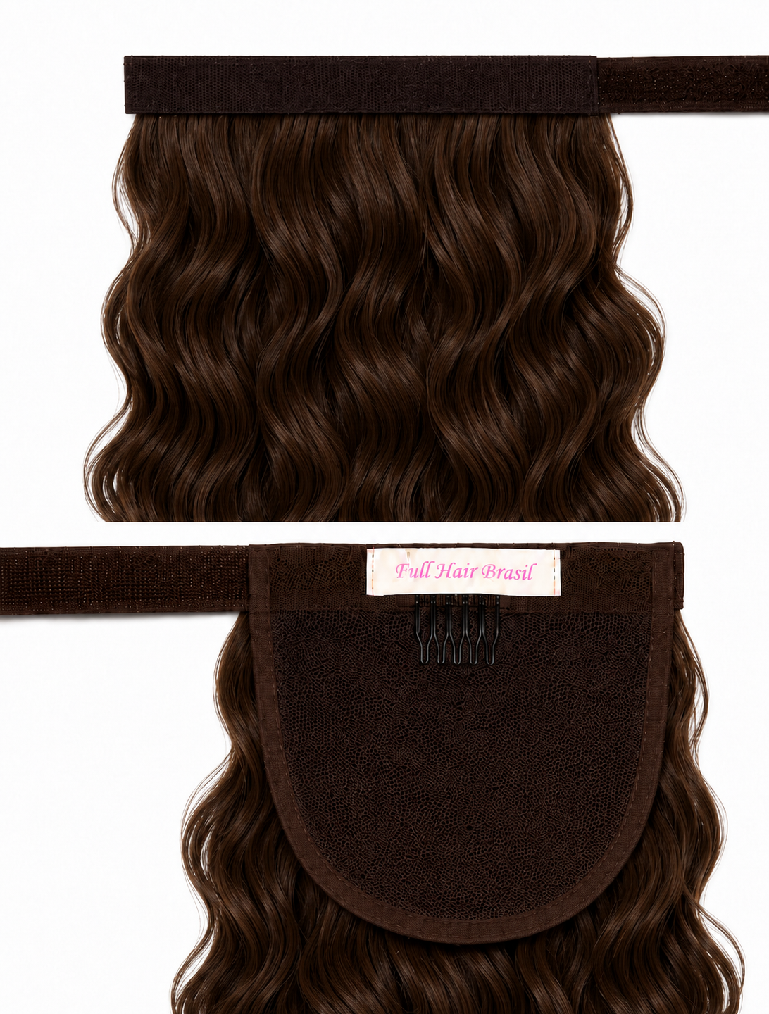 Rabo de cavalo extensão de cabelo humano