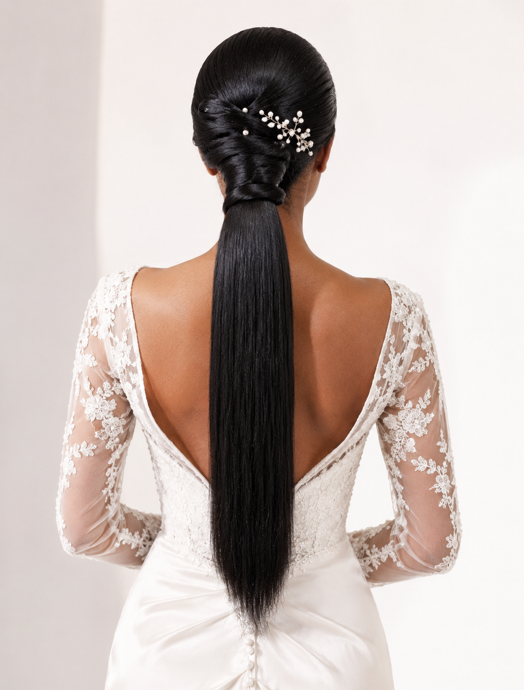 Pony tail - Brown waves