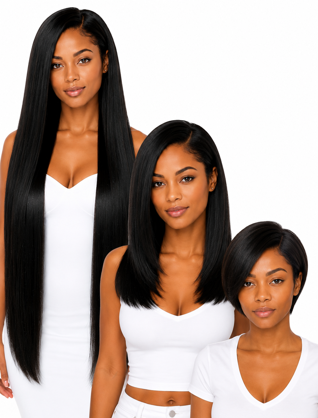 Lace Front -  Peruca com tela frontal de cabelo Humano